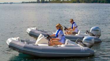 4 person boat & 4 seater RIB boat - Zodiac Nautic