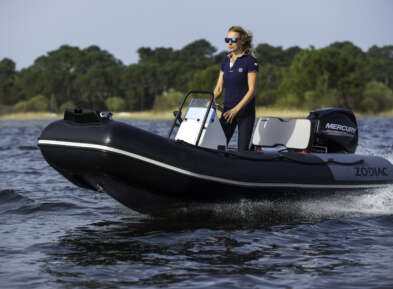 rib boat 760 with 250HP outboard engine for fishing